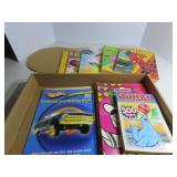 Coloring books assorted.
