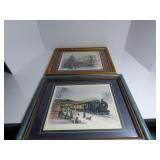 (2)Framed Belvidere, Illinois prints.