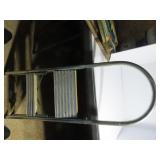 Folding aluminum step ladder.