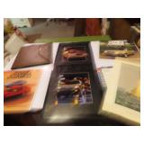 1980's automobile brochures. advertising.
