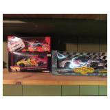 (2)Diecast Race cars w/boxes.
