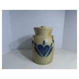 Shadowlawn Stoneware pottery canister