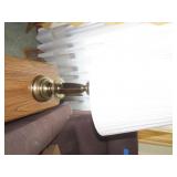 Brass table lamp.