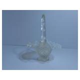 Fenton glass basket.