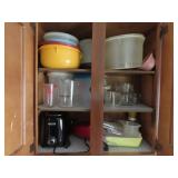 Contents of cabinet.