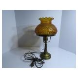 Vintage Hobnail glass table lamp.