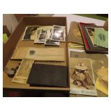 Antique photograph lot. 1890's check book