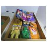 (13)Vintage McDonald's Ty Beanie babies toys.