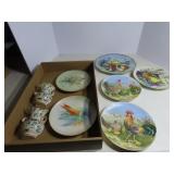 Decor plates & Italy pottery wall pockets.