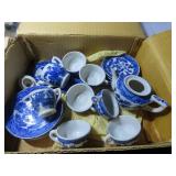 Vintage child's tea set w/ original box.