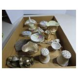 Antique Shakers, trinket boxes.