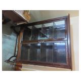 Nice Antique display cabinet w/key.