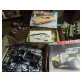 (2)Vintage Dodge, Ford model kits.