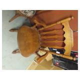 Vintage wood arm chair.