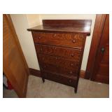 Antique quarter sawn oak dresser.