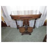 Vintage entry table/ parlor table