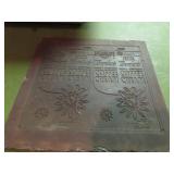 Vintage Borden's Coffee cream carton print plate.
