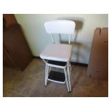 White Cosco step stool chair.