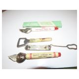 Nude bottle opener, advertising bottle openers