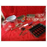 Kitchen related items.