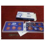 2001 US Coins Proof set.