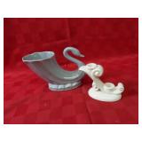 Abingdon & Haeger pottery vase lot.