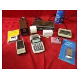 Alarm Clock, calculator, camera, Spiral light.