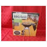 17' rolling Charcoal BBQ grill.