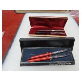 Vintage Fisher space pen sets.