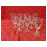 Michelob beer glasses.