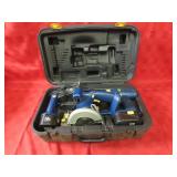 Wen 18 volt tool lot w/case.