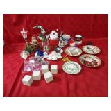Christmas decor lot.