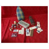 Vintage sewing related items.