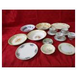 Antique china dish lot. bowls, tea cups. saucers