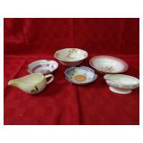 Assorted china dishware lot.