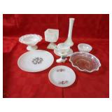 Vintage Milk glass lot.