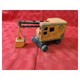Old Lumar Pressed steel steam shovel toy.