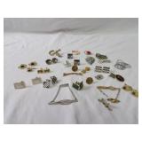 Showcase of jewelry.