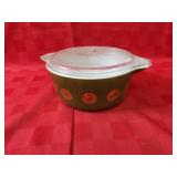 Vintage Pyrex zodiac casserole dish w/lid