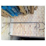 (3)Wrought iron plant hooks.