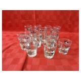 Vintage drinking glasses.