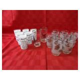 Hayward Wisconsin glasses, drinking glasses.