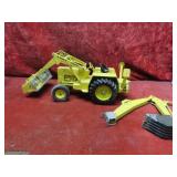 Ertl Ford industrial combination loader, backhoe