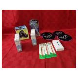 Elite core sliders, hair trimmer, gum cleaners.