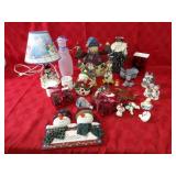Winter snowman decor lot.