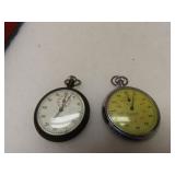 (2)Vintage working stopwatch. hanhart, junghans