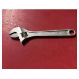 22. PROTO Adjustable Wrench: Alloy Steel, Satin Ch