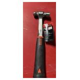24. PROTO Ball Peen Hammer: Steel, Steel, 8 oz He