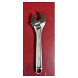 21. Proto Adjustable Wrench: 8' OAL, 1-1/8' Jaw Ca
