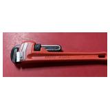 25. PROTO Pipe Wrench: Cast Iron, 2 in Jaw Capacit